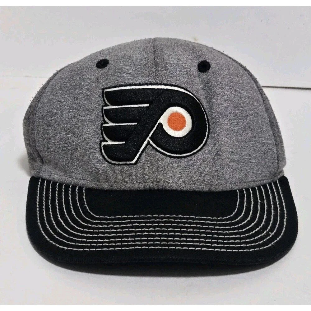 Philadelphia Flyers Hat Adidas Snapback Cap NHL‎ Hockey Grey